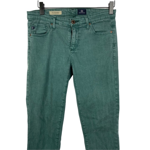 AG Adriano Goldschmied Green Jeans women size 27R - Picture 3 of 11